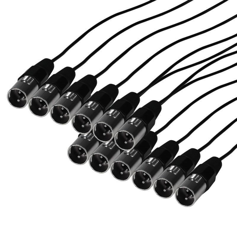 W-Audio 12 way 10m XLR Multicore - DY Pro Audio