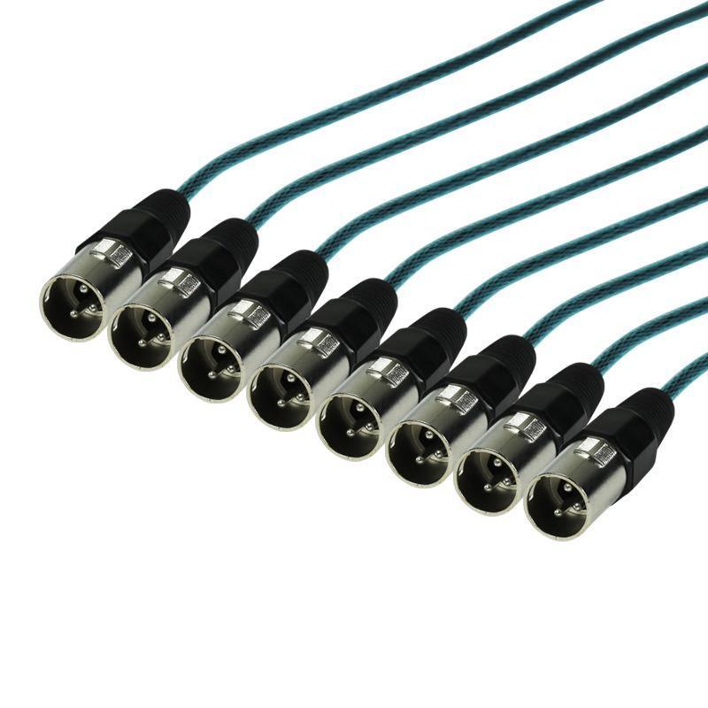 W-Audio 8 Way 25m XLR Multicore - DY Pro Audio