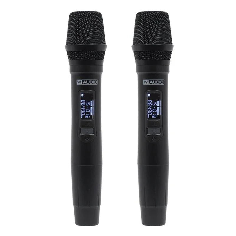 W Audio DM800H Twin Handheld UHF Mic System - DY Pro Audio