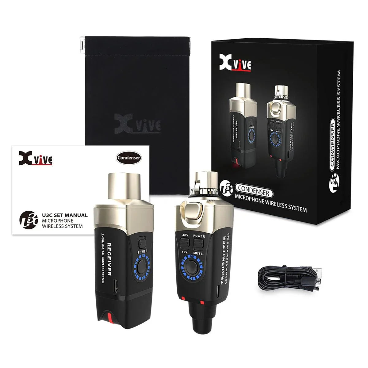 Xvive Condenser Microphone Wireless System - DY Pro Audio