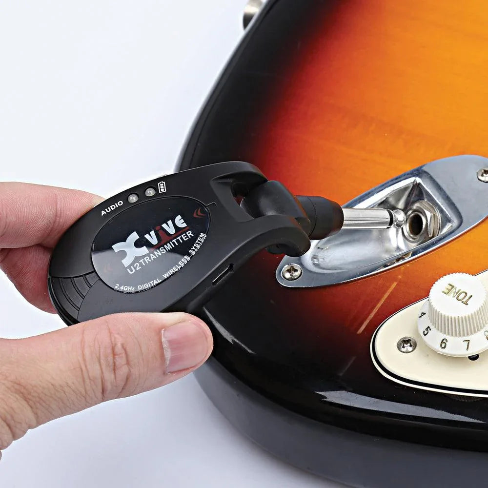 Xvive Wireless Instrument Transmitter ~ Silver - DY Pro Audio