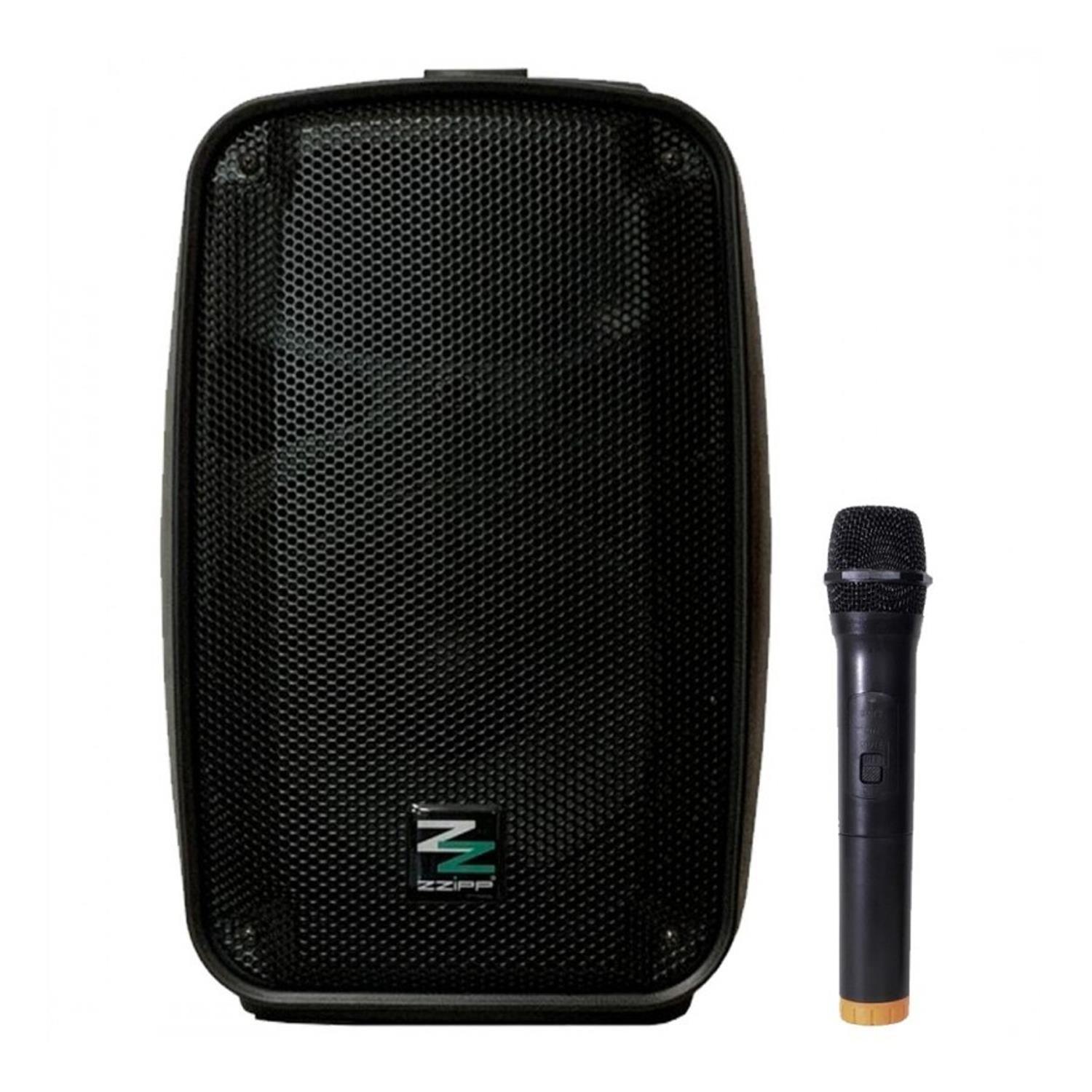 ZZiPP ZZPB110 10" Battery Powered Portable PA System with Mic - DY Pro Audio