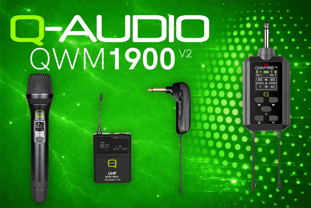 Q-Audio Unveils the New QWM 1900 V2 Wireless Systems Range
