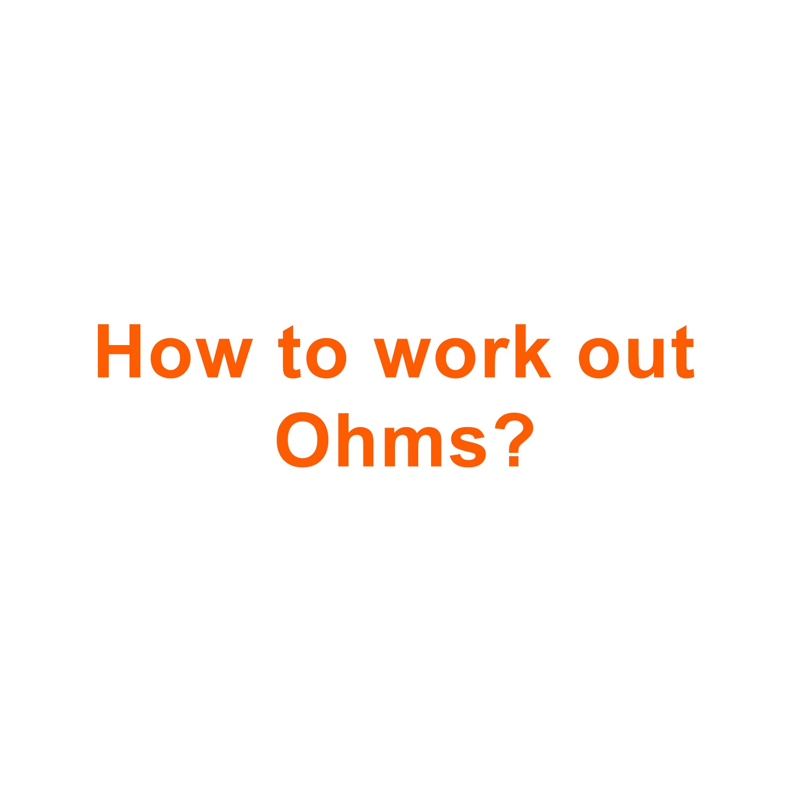 How to Work Out Ohms for Passive Speakers: A Step-by-Step Guide 🔊