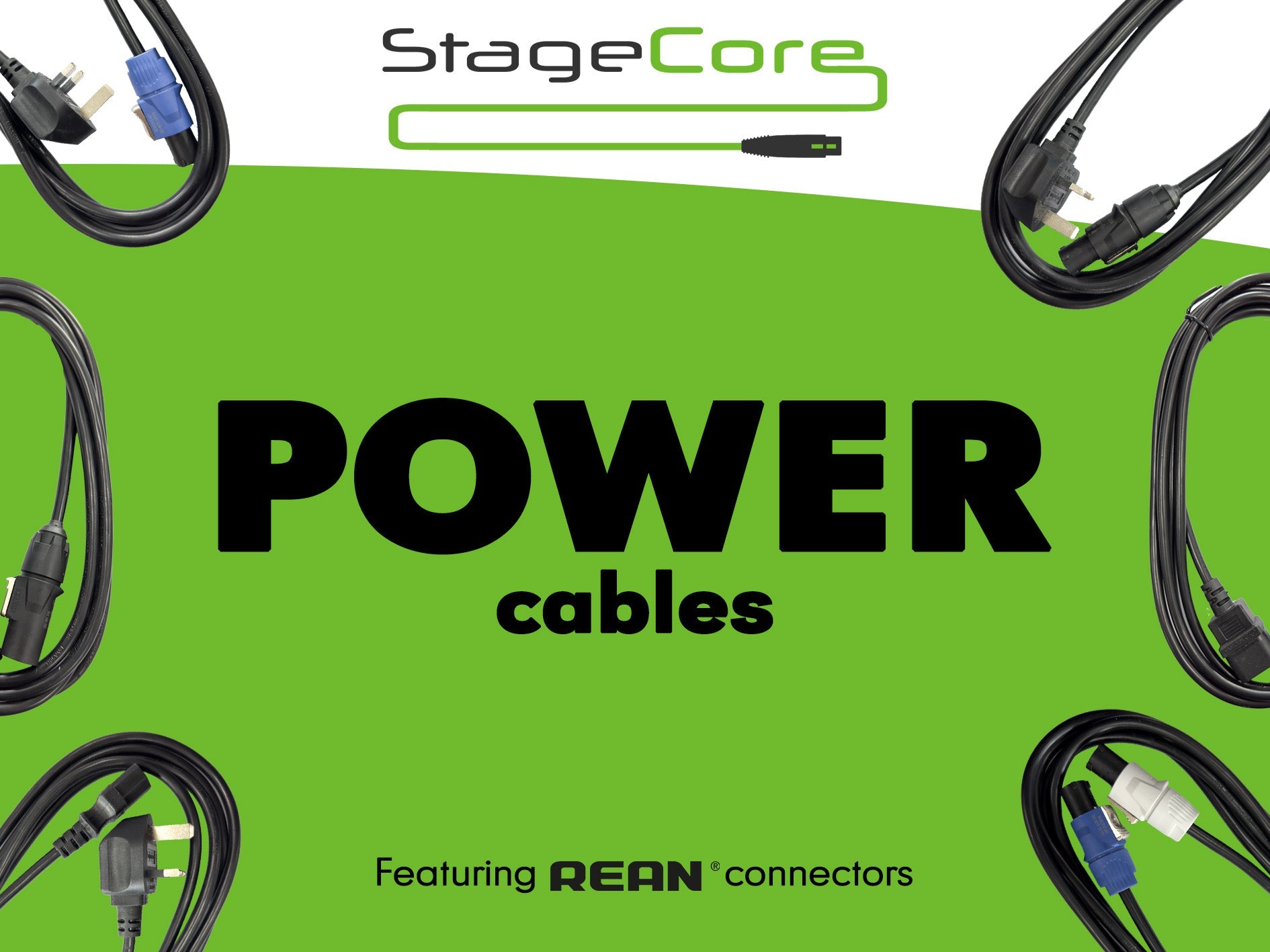 Introducing the New Stagecore Power Cables: Professional Power Solutions for Stage and Studio