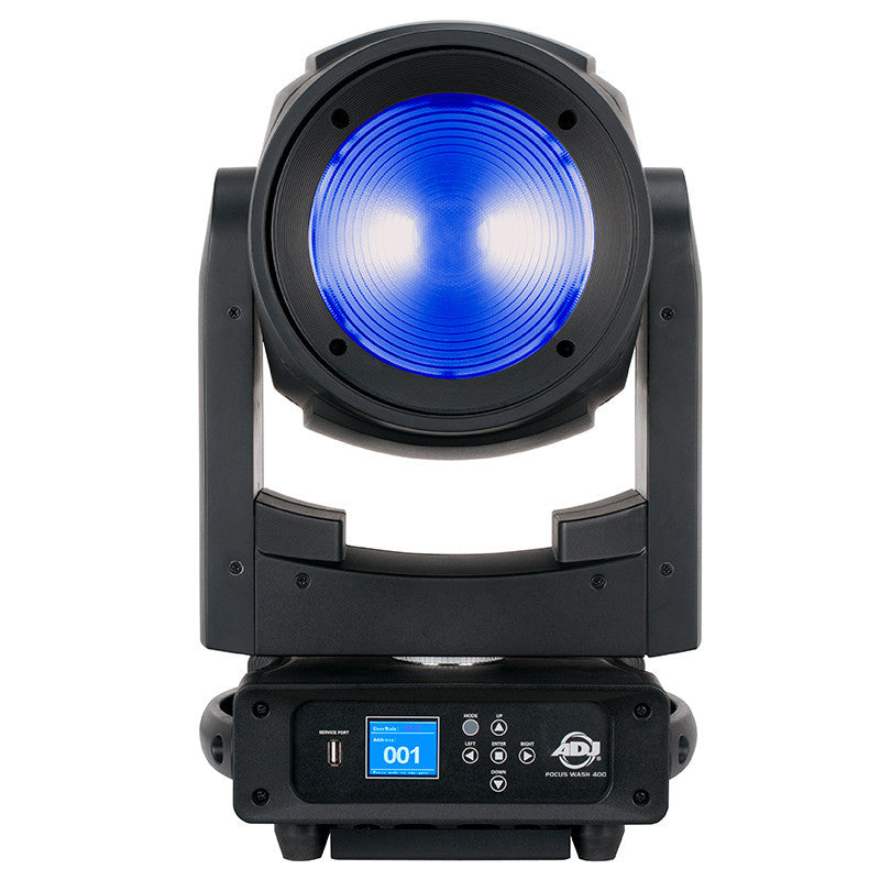 2 x ADJ Focus Wash 400 LED Moving Head With DMX Cable