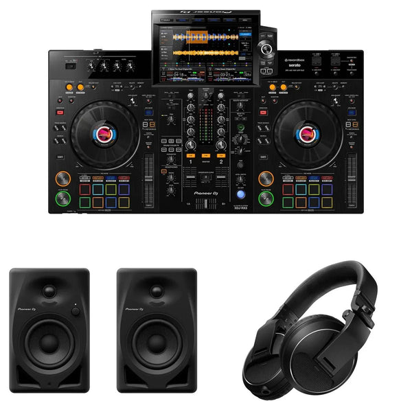 Pioneer DJ XDJ - RX3 All - In - One DJ System with DM - 40D, HDJ - X5 Headphones