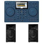 AlphaTheta Omnis-Duo DJ Controller With 2 x Wave Eight Speaker Bundle