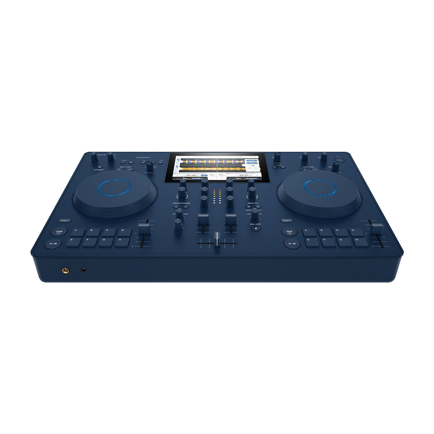 AlphaTheta Omnis-Duo Portable Battery Standalone DJ Controller With DM-40D, HDJ-CUE1 Bundle