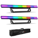 2 x Chauvet DJ COLORSTRIP Pix ILS 40x2W RGB Pixel Batten With Carry Bag