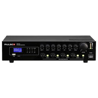 Pulse Plus 4 Zone 240W 100V PA Mixer Amplifier with USB/SD Media player