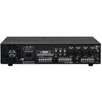 Pulse Plus 4 Zone 240W 100V PA Mixer Amplifier with USB/SD Media player