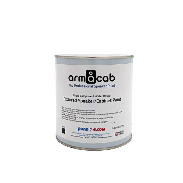 Penn Elcom Armacab White Textured Speaker/Cabinet Paint - 1 Litre
