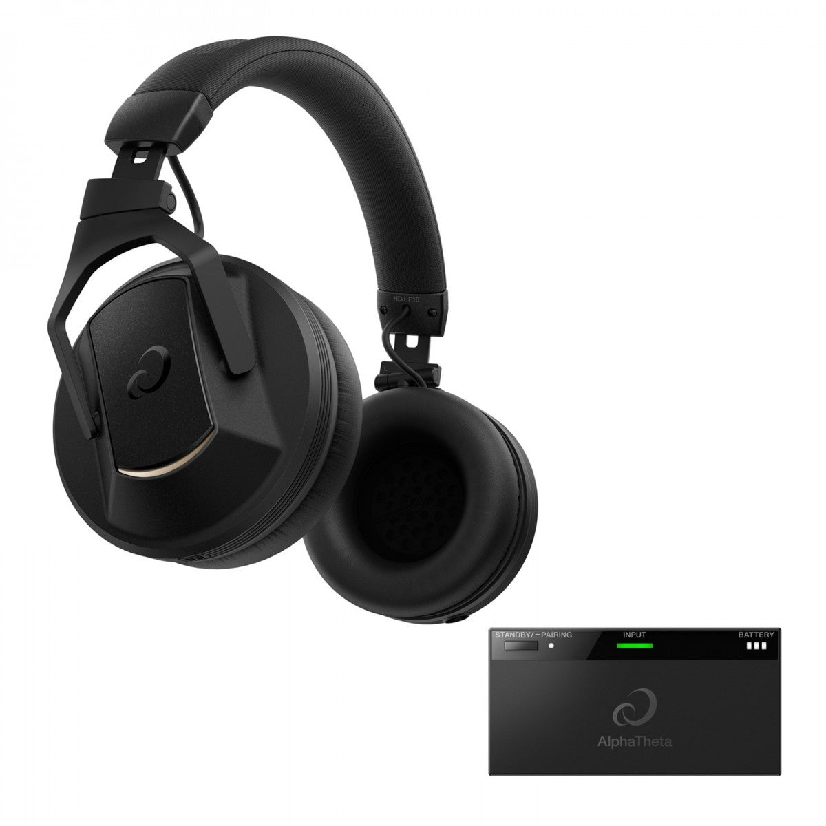 AlphaTheta HDJ-F10 Professional Wireless DJ Headphones with Transmitter