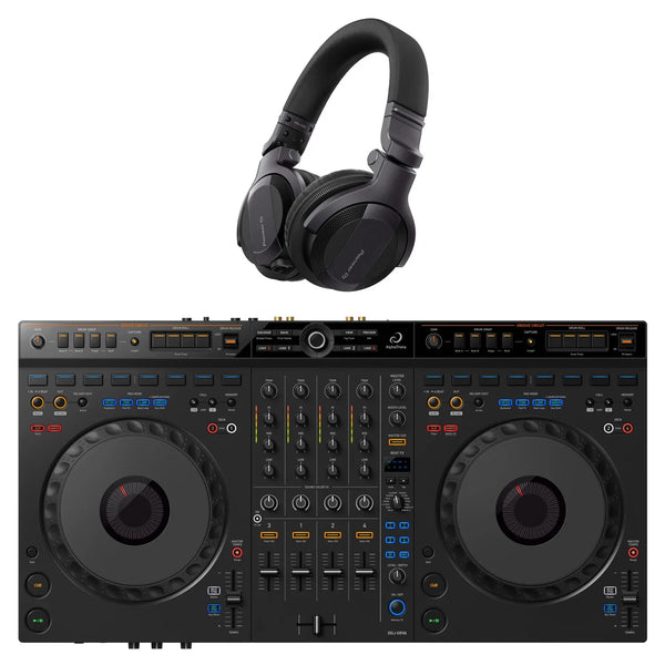AlphaTheta DDJ - GRV6 Controller with HDJ - CUE1 Headphones