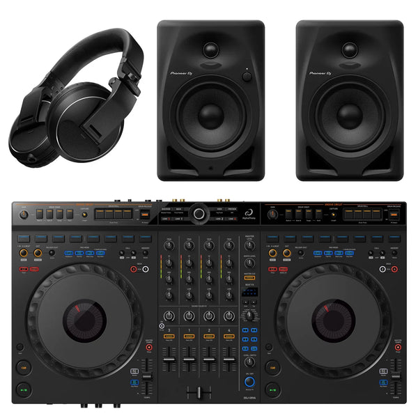AlphaTheta DDJ - GRV6 Controller with DM - 50D , HDJ - X5 Headphones