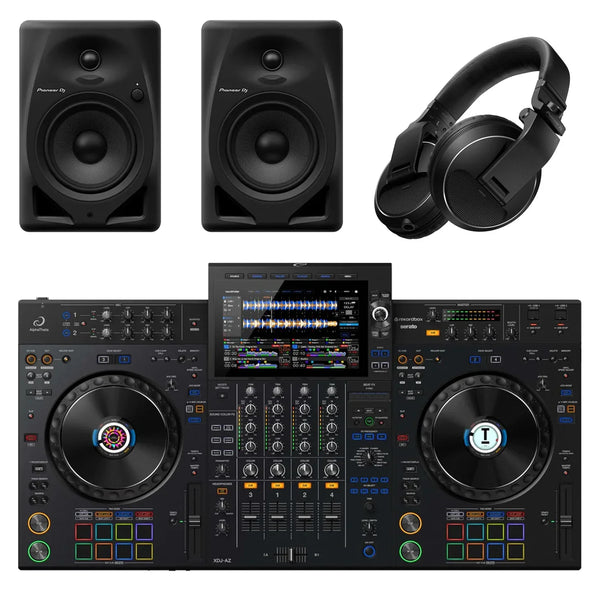 AlphaTheta XDJ - AZ DJ Controller with DM - 50D, HDJ - X5 Headphones