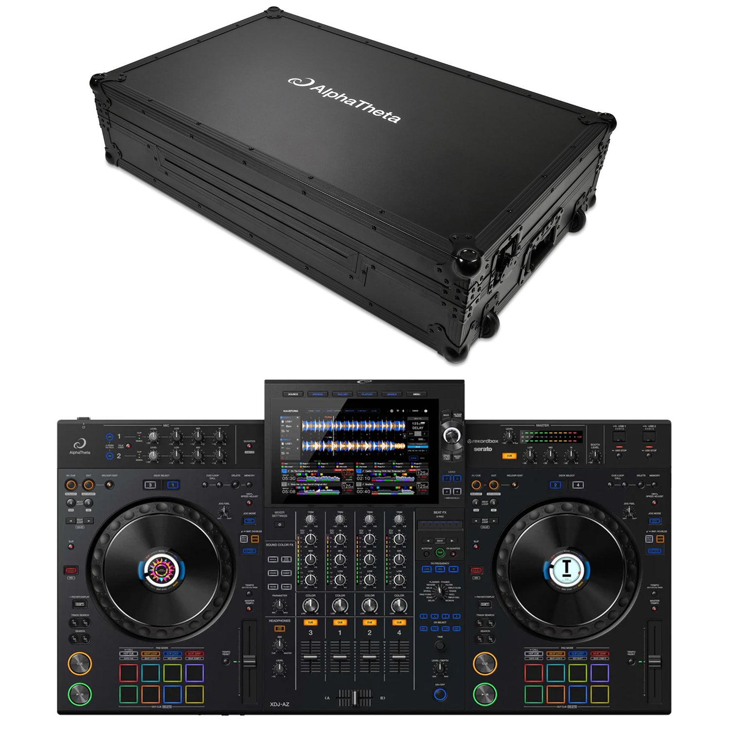 AlphaTheta XDJ-AZ DJ Controller with Flight Case