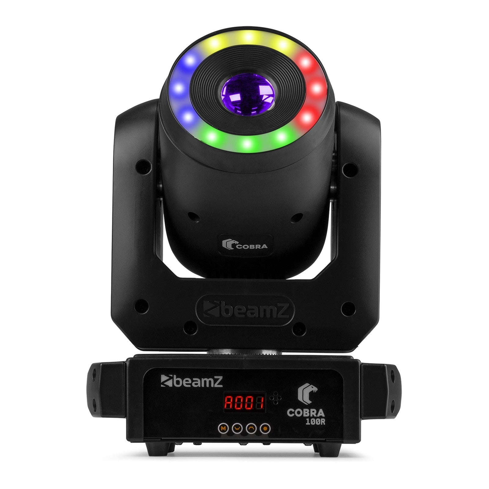 Beamz Cobra 100R LED Spot Moving Head with Ring