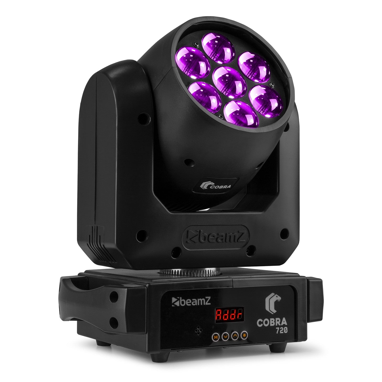 Beamz Cobra 720 LED Wash Moving Head with Zoom