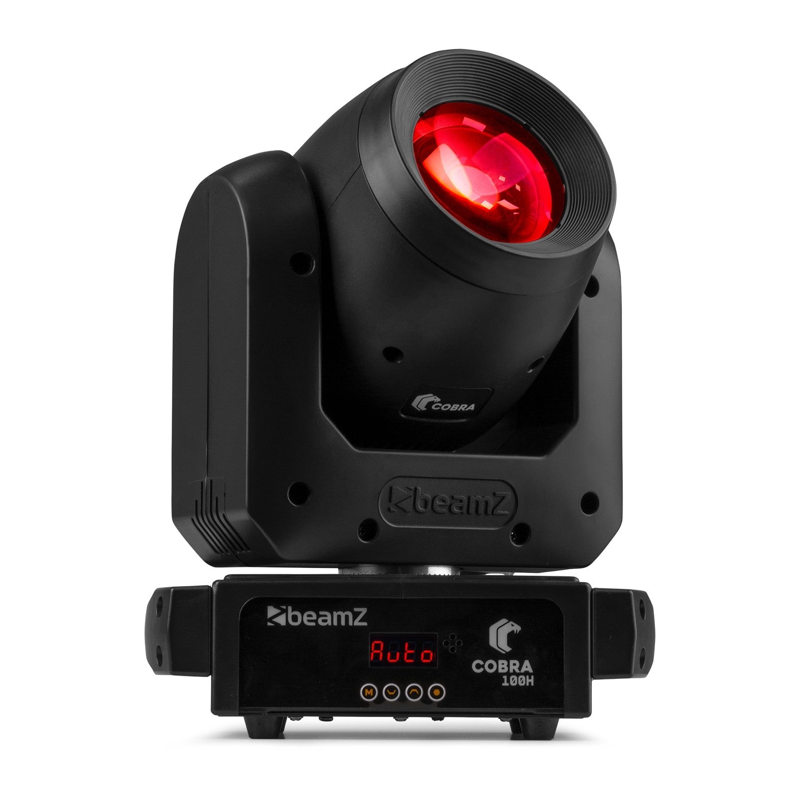 2 x Beamz Cobra 100H LED Beam Moving Head with Prism with DMX Cable