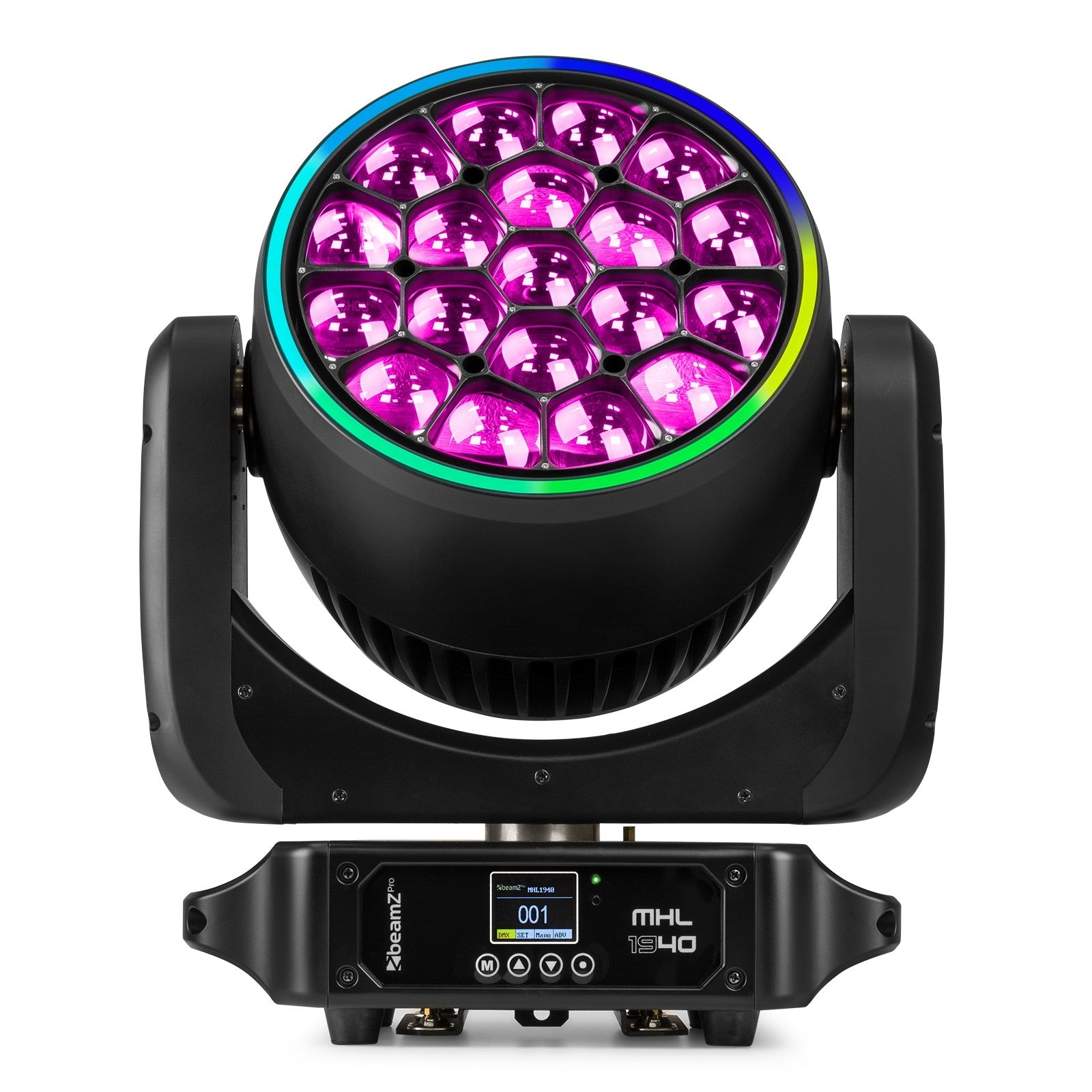 Beamz Pro MHL1940 LED Bee Eye Moving Head with Zoom