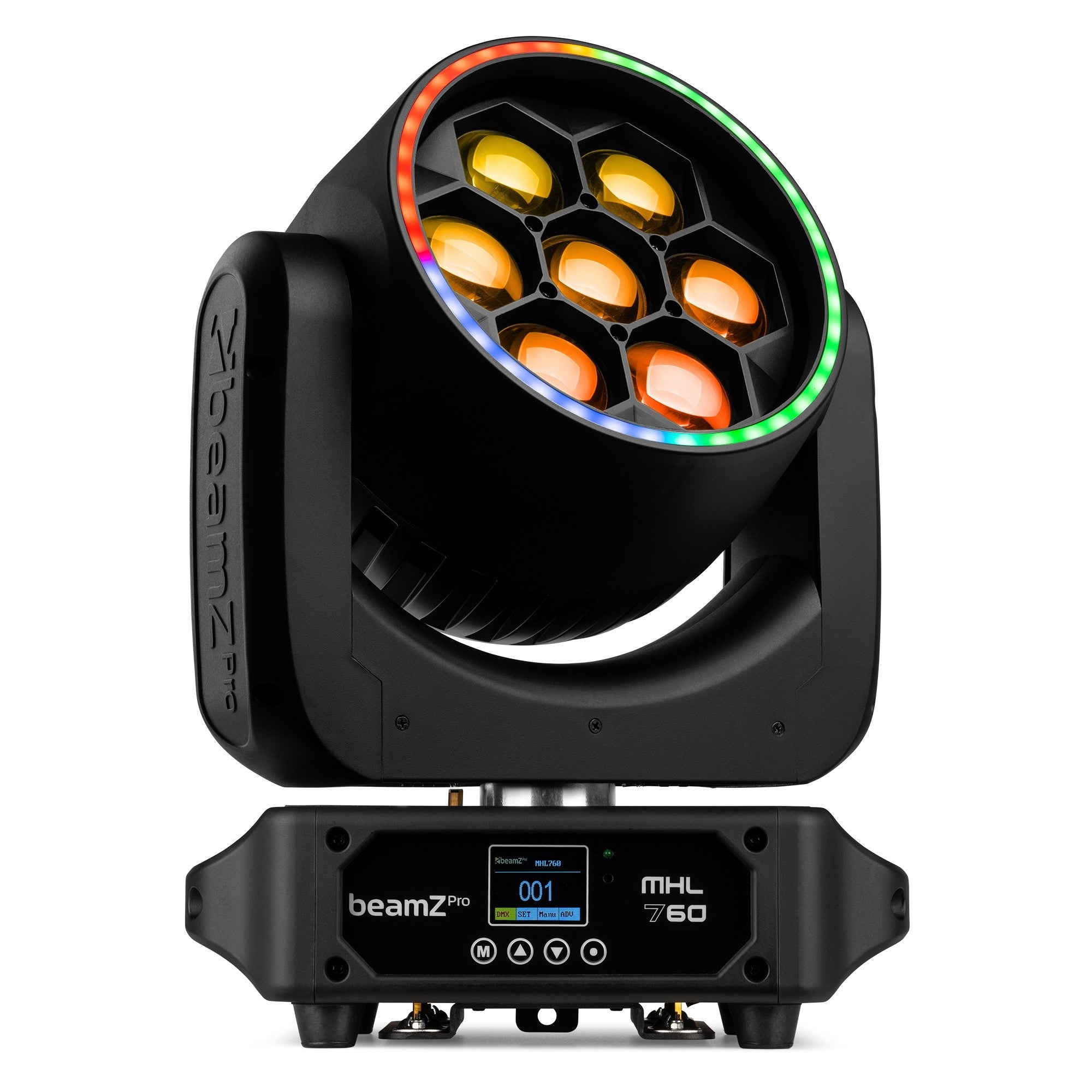 Beamz Pro MHL760 LED Bee Eye Moving Head with Zoom