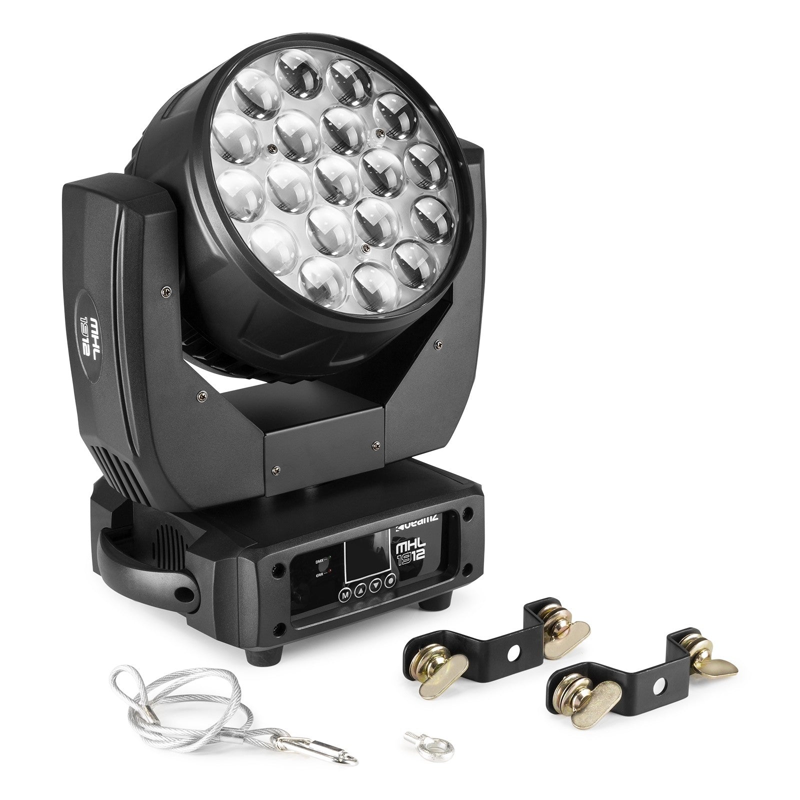 Beamz Pro MHL1912 LED Wash Moving Head with Zoom