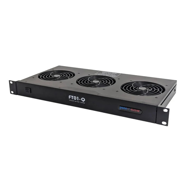 Penn Elcom FT01-Q 1U Quiet and Versatile Rack Fan Unit