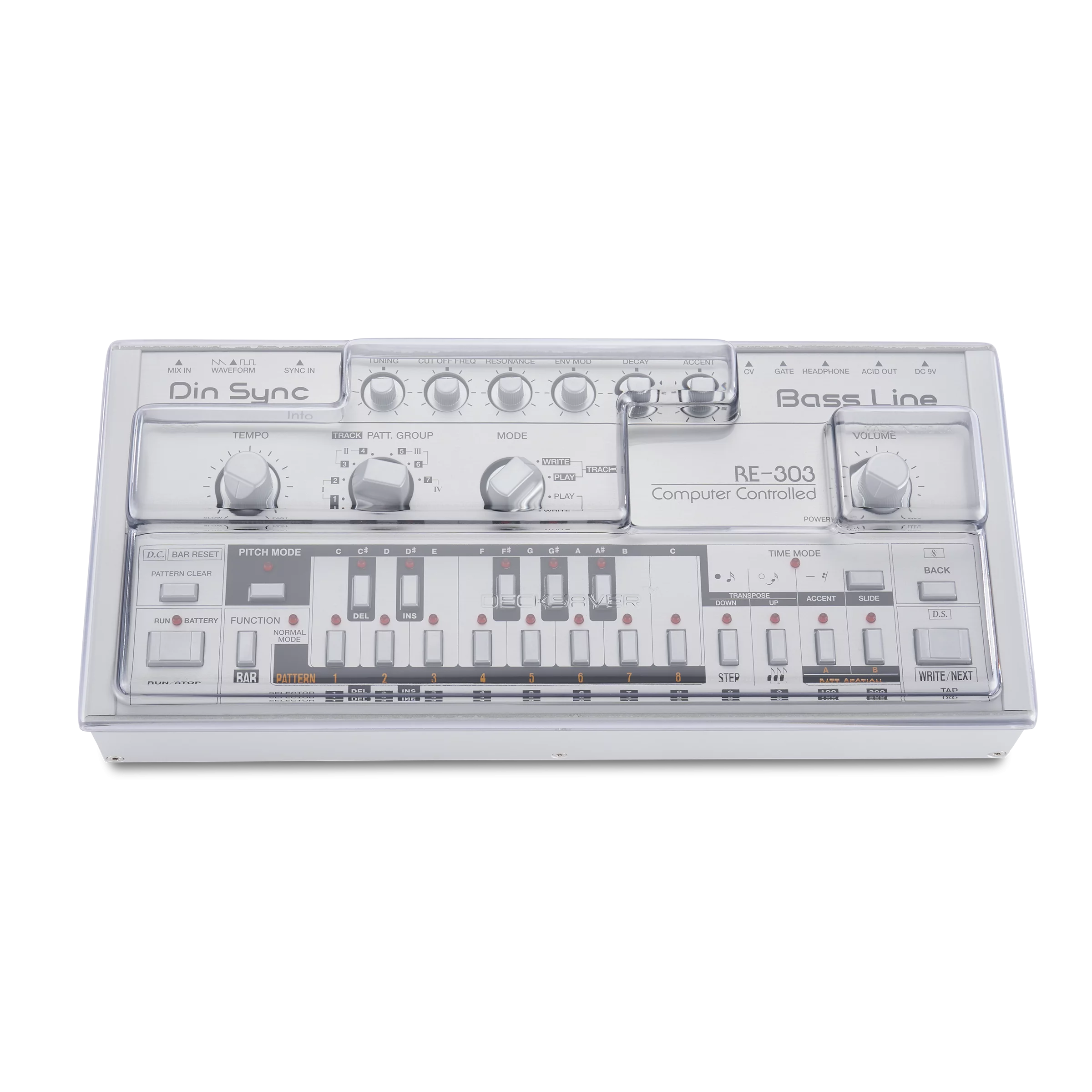 Decksaver Din Sync RE-303 & RE-606 cover