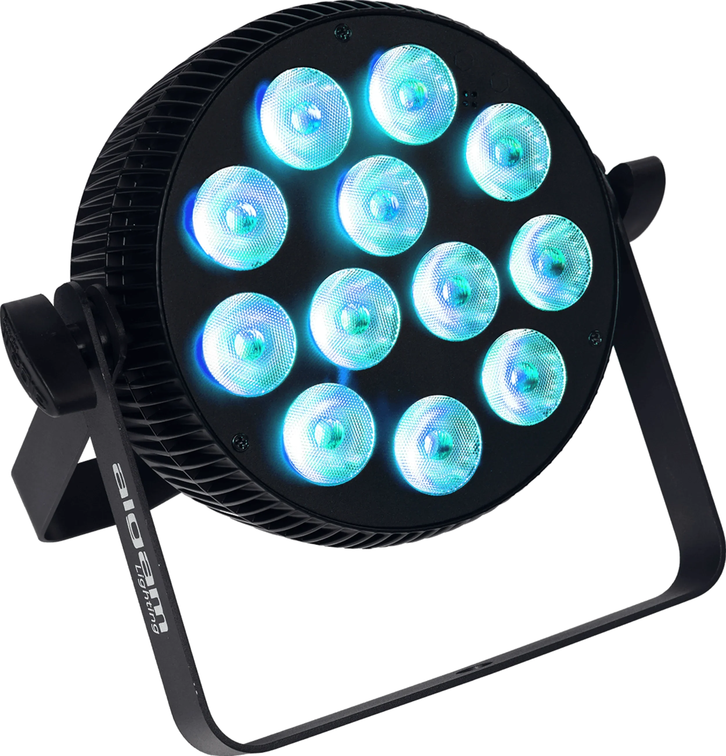 Algam Lighting SLIMPAR-1210-QUAD 12x10W RGBW LED PAR stage light front view