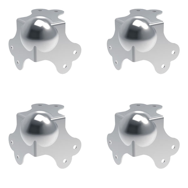 4 X Penn Elcom C1340Z Large Ball Corner with 2.5mm Radius