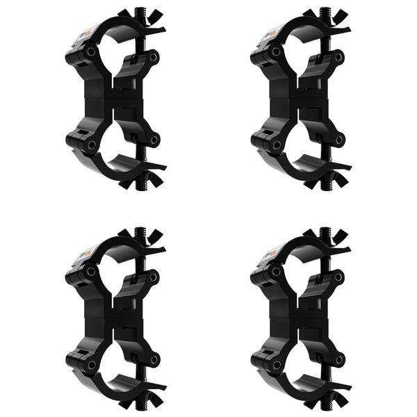 4 x Global Truss F24 Swivel Coupler (32-35mm) Black (5036D-B)