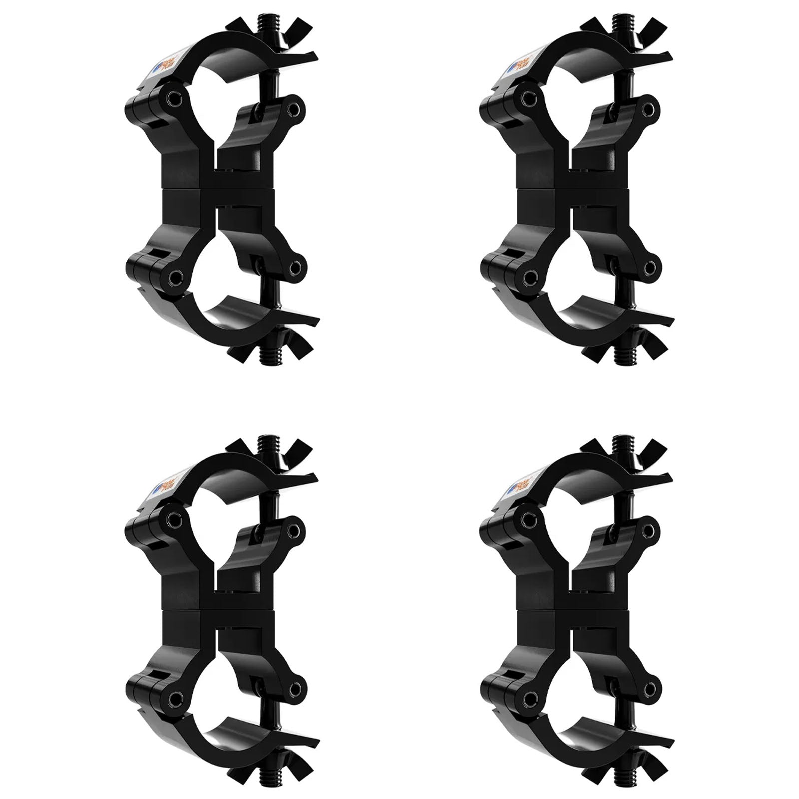 4 x Global Truss F24 Swivel Coupler (32-35mm) Black (5036D-B)