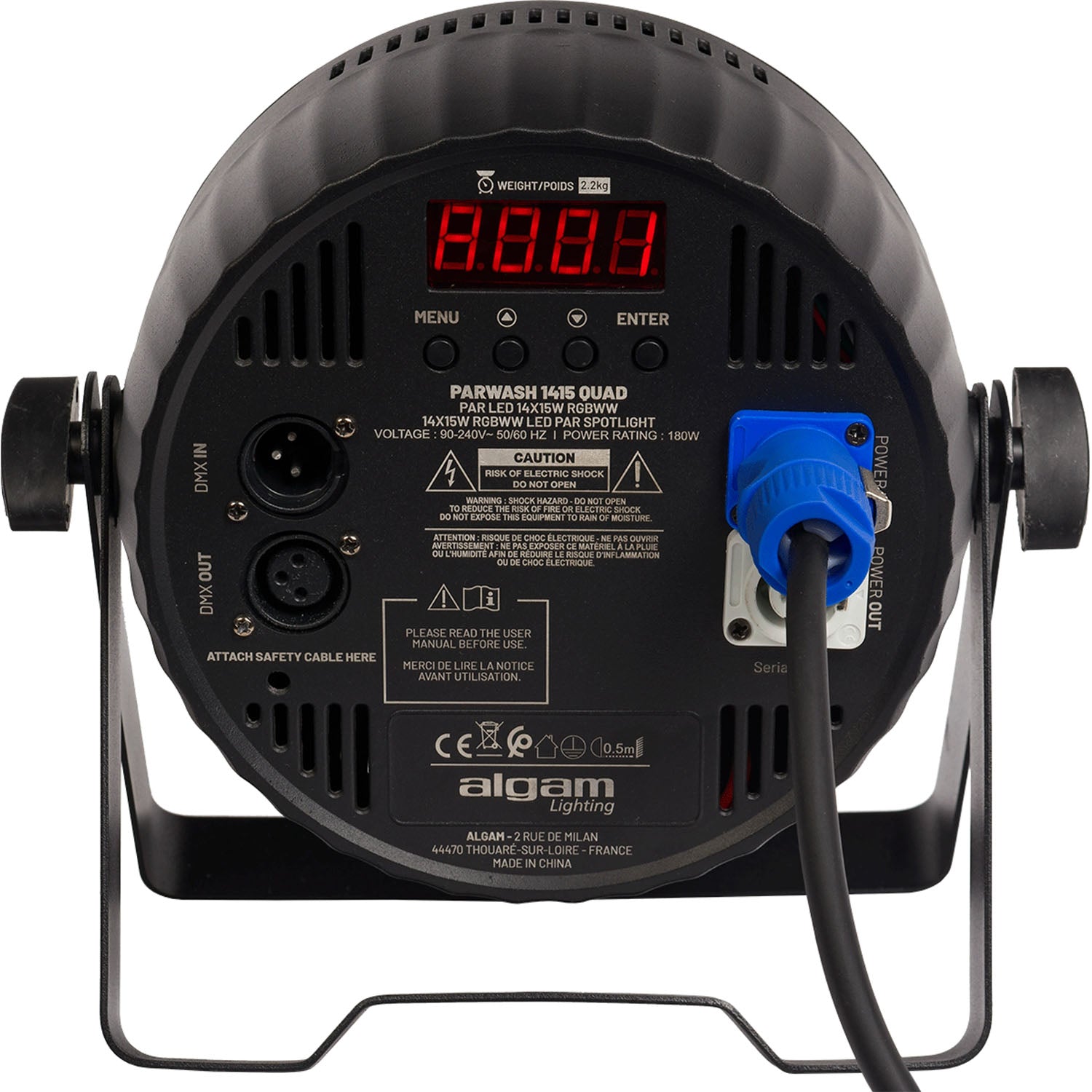 Algam Lighting PARWASH1415-QUAD RGBWW 14 X 15W LED Wash Par Can