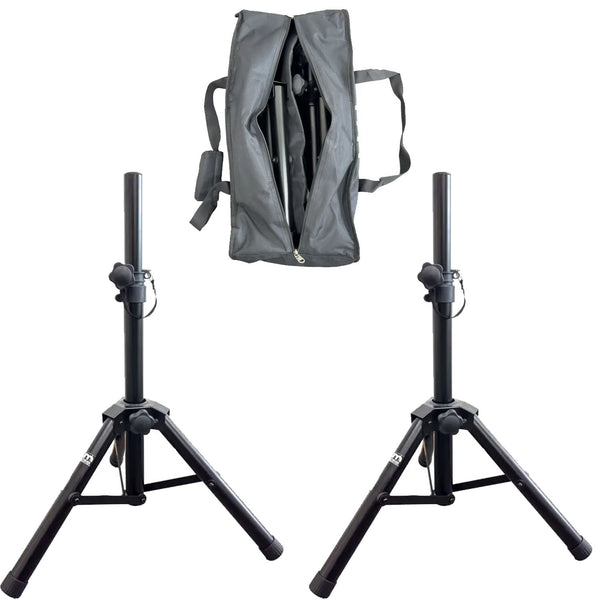 Ultimax UTX 290BK Small Short Speaker Stand Kit with Carry Bag