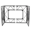 Equinox Truss Booth XL matt black large DJ booth with black acrylic panels