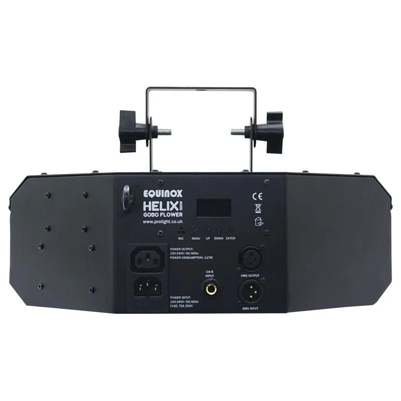 Ultimax DJ Combi Booth With Pole Kit and Equinox Helix 100w Moonflower Lights