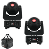 Two Chauvet DJ Sentinel Spot Q60 60W ILS LED moving heads with carry bags