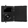 UDG Ultimate Pick Foam Flight Case for AlphaTheta CDJ-3000X in black.