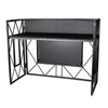 Equinox Truss Booth XL matt black large DJ booth with black acrylic panels