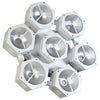 2 x Citronic CosmoPAR White7x40W COB LED RGBW PAR Light With DMX Cable