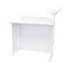 Equinox White Event DJ Booth Table Stand