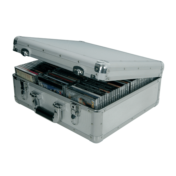 Citronic CDA:96 Aluminium CD Flight Case (Holds 96 CDs)