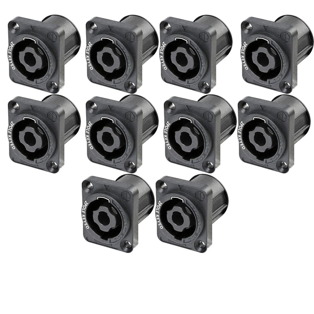 10 x Neutrik NL2MPXX Speakon Connector - DY Pro Audio