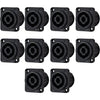 10 x Neutrik NL4MPXX Speakon Connector - DY Pro Audio