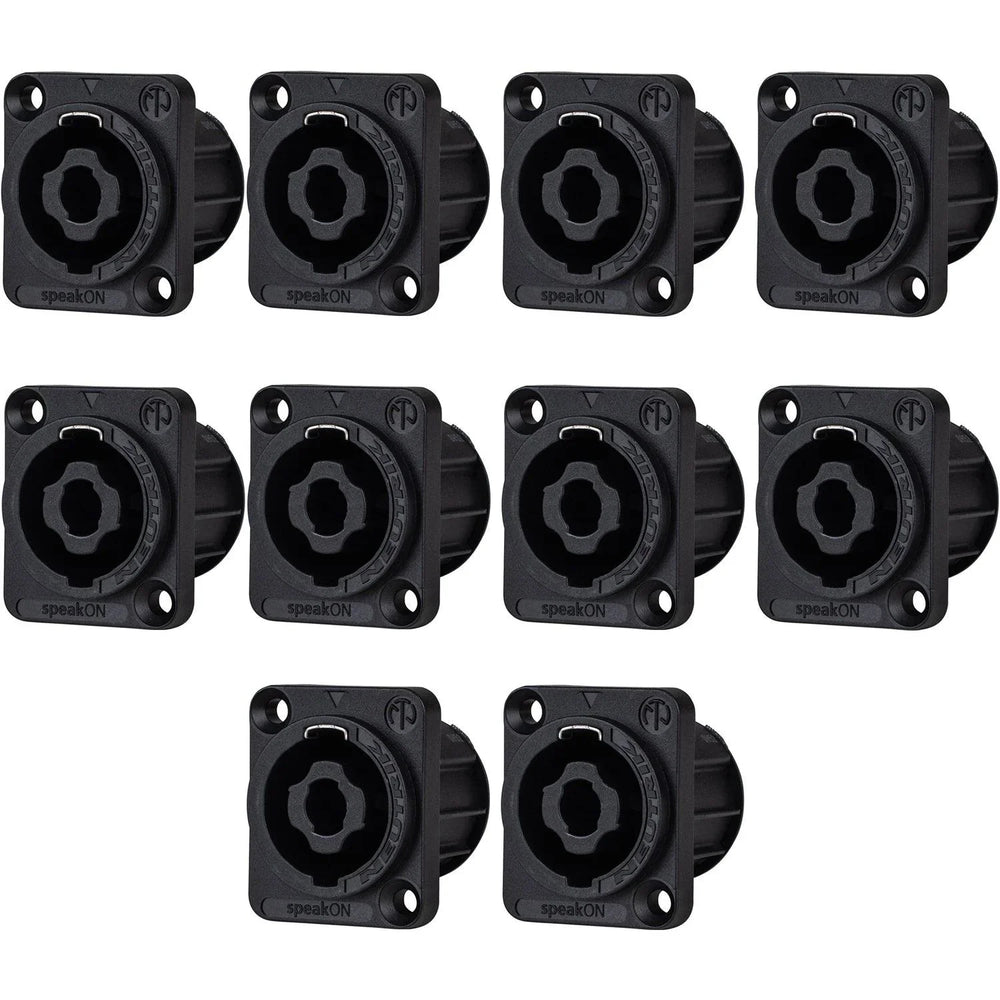 10 x Neutrik NL4MPXX Speakon Connector - DY Pro Audio