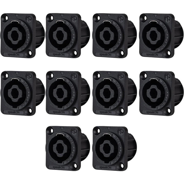 10 x Neutrik NL4MPXX Speakon Connector - DY Pro Audio