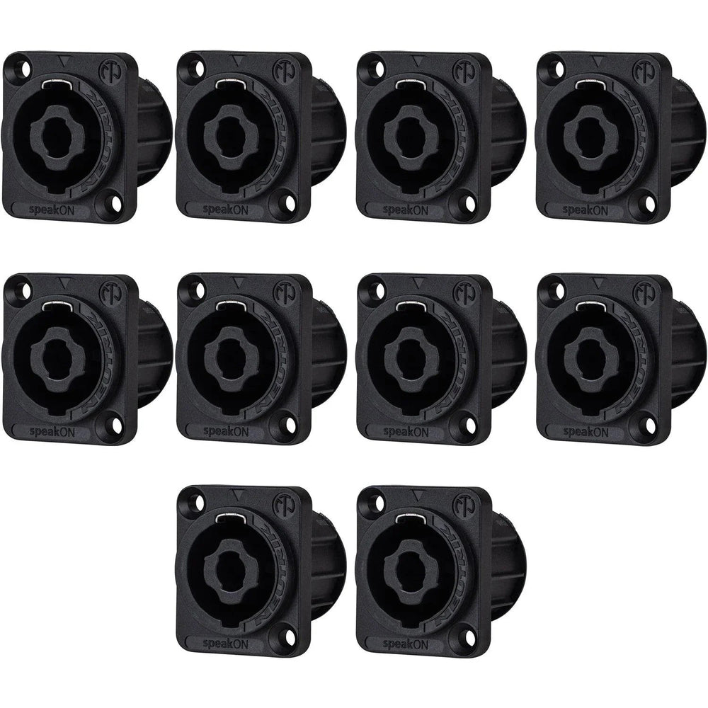 10 x Neutrik NL4MPXX Speakon Connector - DY Pro Audio