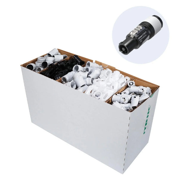 100 x Neutrik NAC3FXXB - W - S - D PowerCon Connectors Disassembled